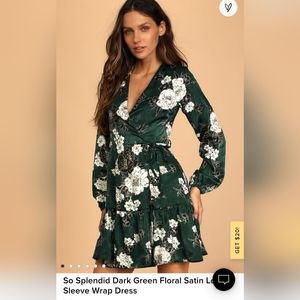 NWT Lulu's Floral Wrap Dress